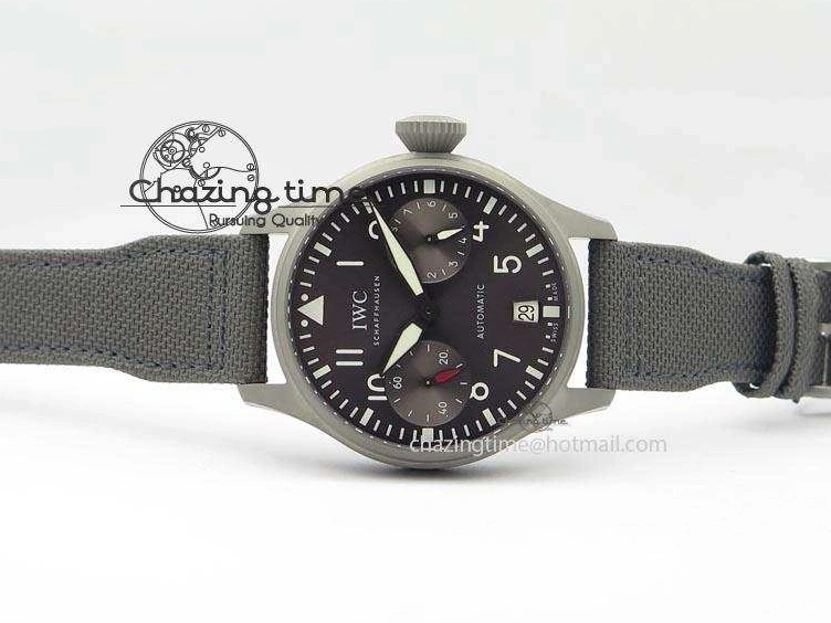 MIROTIME 0515 SunProtective Big Pilot Real PR IW500910 “Patrouille Suisse” ZF 1:1 Best Edition On Gray Nylon Strap 7278